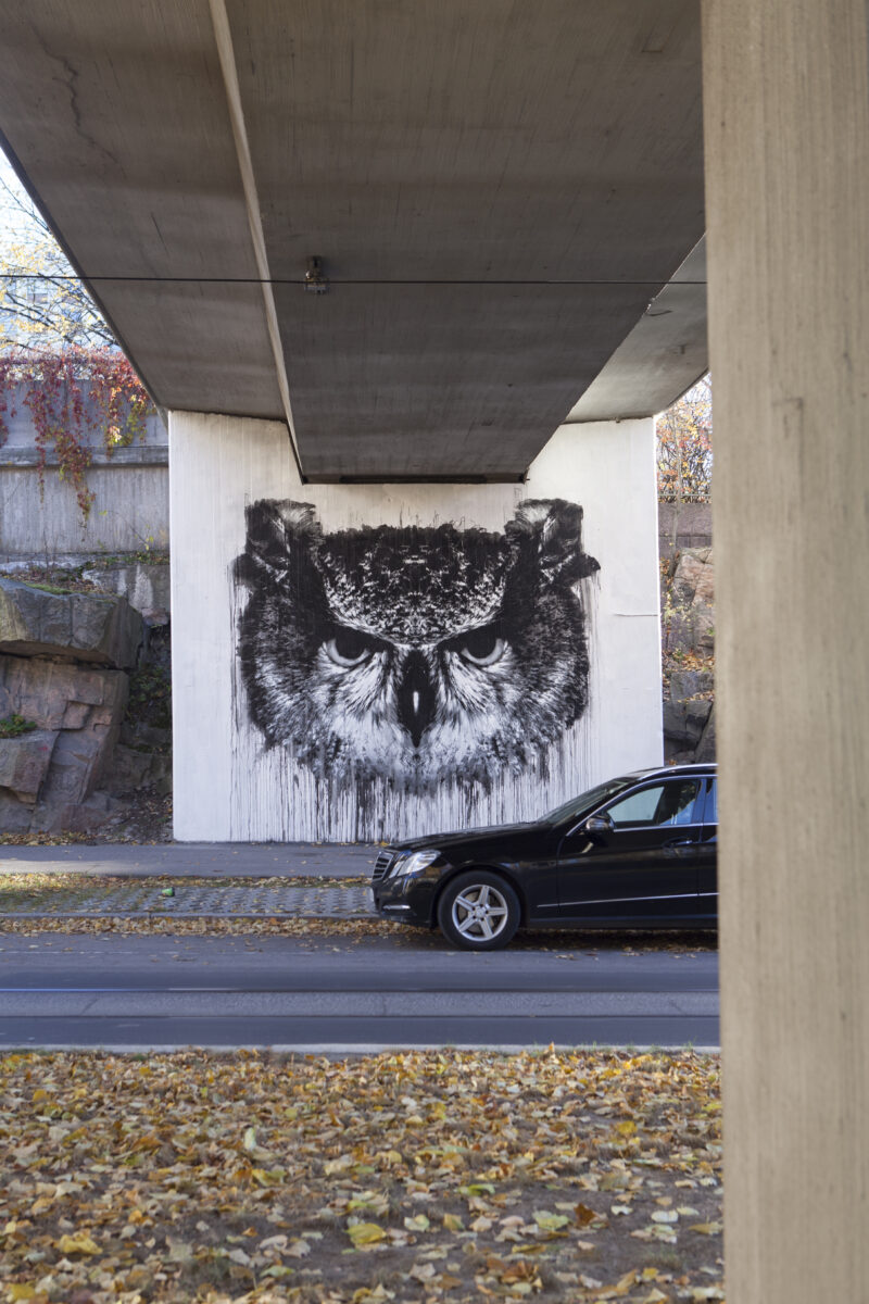 Jussi TwoSeven: Bubo bubo, 2015 (yksityiskohta/detalj/detail) © HAM / Hanna Kukorelli