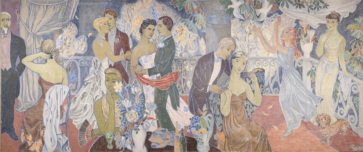 Tove Jansson: Juhlat kaupungissa, 1947. © Tove Janssonin kuolinpesä. Kuva: HAM / Hanna Kukorelli. 