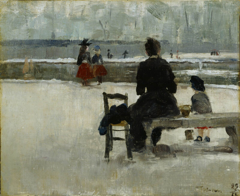 Torsten Wasastjerna: Luxembourgin puistosta, 1890 © Kuva: HAM / Hanna Kukorelli