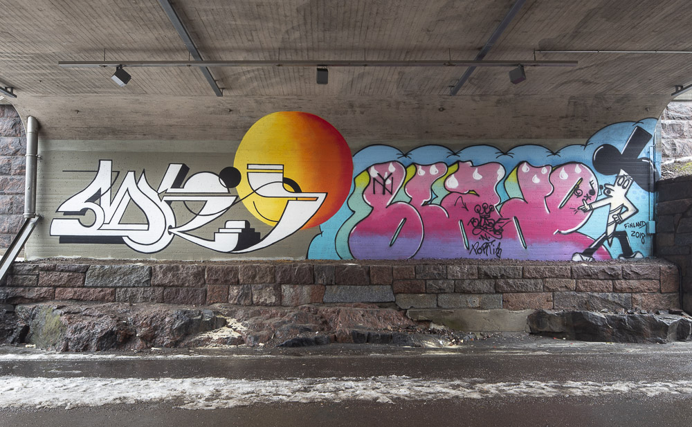 Kuva toimipisteestä: Mick La Rockin Graffiti Baanalla